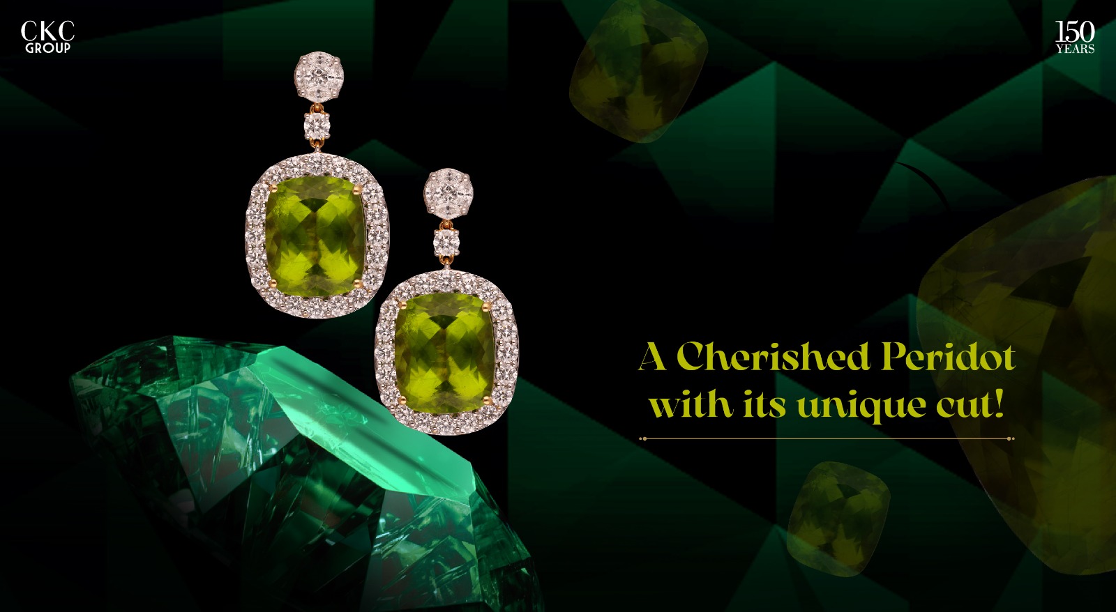A Cherished Peridot with its unique cut!