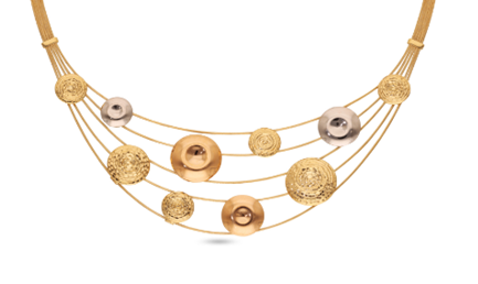 Classic Gold fancy necklace