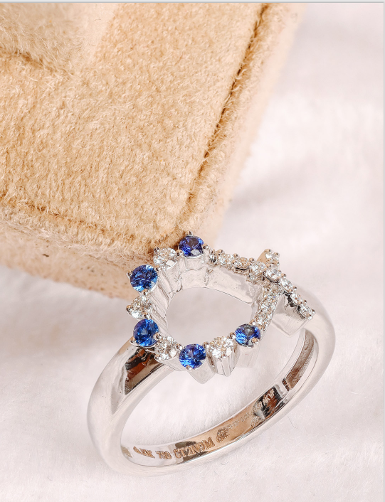 Sapphire Rings| C. Krishniah Chetty Group of Jewellers