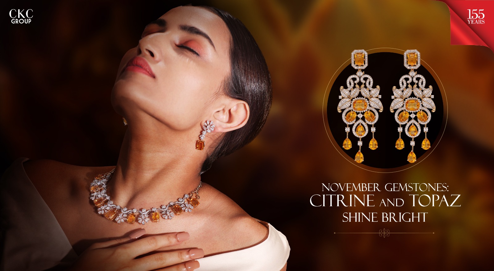November Gemstones: Citrine and Topaz Shine Bright