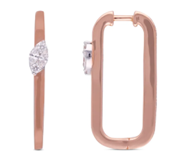 Gold Hoop Earrings | C. Krishniah Chetty Group of Jewellers